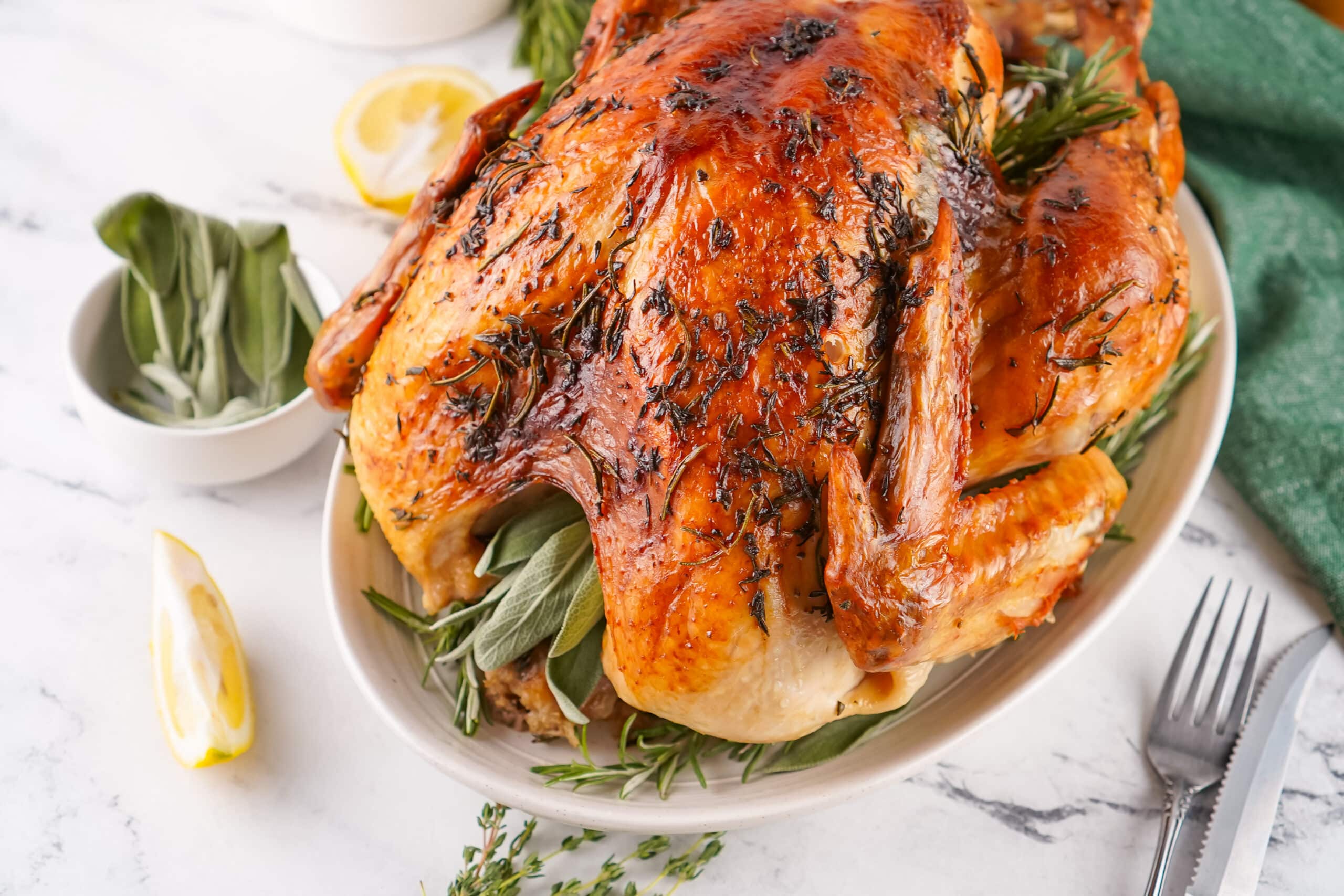 Master Herb Butter Turkey: Juicy Meat & Crispy Golden Skin